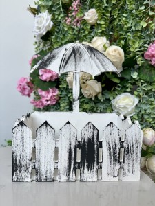 Parasolka drewniana płotek 29