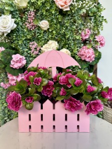 Parasolka drewniana płotek 29 