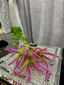 Gałązka wrzosu zielono-fioletowa 86