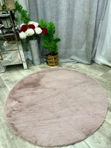 Dywanik włochacz różowy 80  