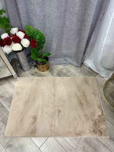 Dywanik włochacz jasny brąz 70x130 