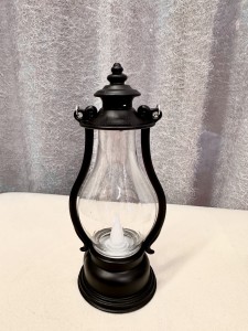 Lampion czarny LED 15 