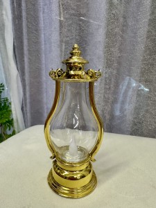 Lampion złoty LED 15 