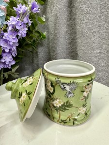 Pojemnik ceramiczny zielony 16