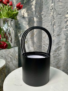 Zestaw 3 pudełek/koszyczków czarnych  30 