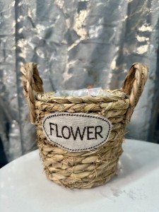 Osłonka rattanowa flower 17