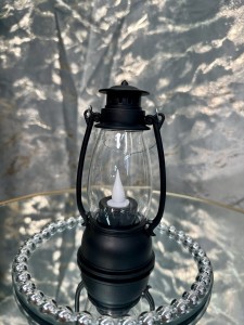 Lampion czarny LED 13