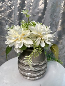 Wazon ceramiczny brązowy 15