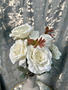 Bukiet róży biały 50  