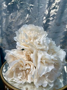 Bukiet peonia ecru 40