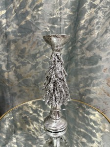 Świecznik srebrny choinka 27