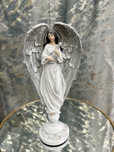 Anioł biało-srebrny 31 