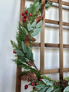 Girlanda  świąteczna zielono-czerwona 180