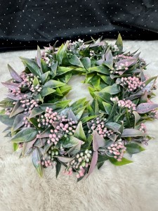 Wianek silikonowy różowy 30