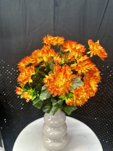 Chryzantema bukiet pomarańczowy ombre 40 