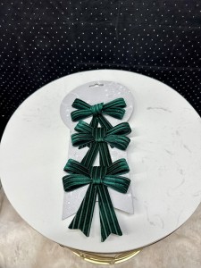 Kokarda butelkowa zieleń  3szt 12