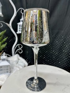 Świecznik Kielich srebrny 35.5