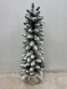 Choinka slim ośnieżona   80  