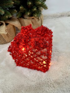 Prezent czerwony  led 15