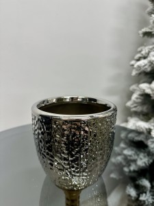 Osłonka ceramiczna srebrna 10,5 