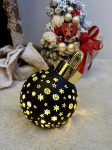 Bombka LED czarna 15