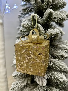 Zawieszki złote  prezenty zestaw 2szt 