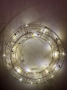 Wieniec złoty LED 40