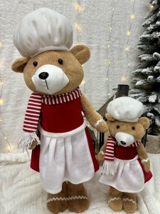 Zestaw misiów z szalikiem 