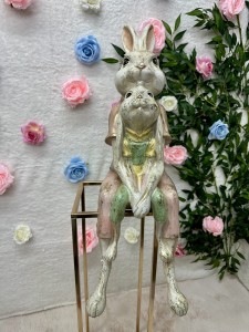 Zające ceramiczne 68