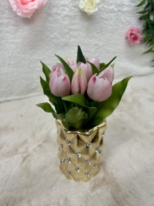 Bukiet tulipanów pudrowo różowych  30
