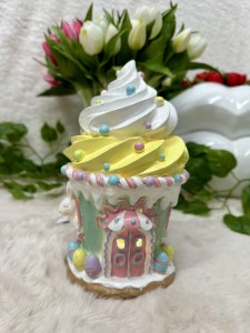 Domek wielkanocny LED 21