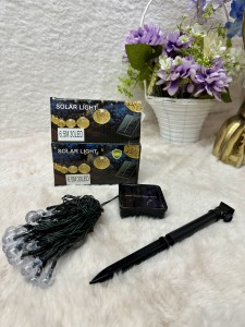 Girlanda solarna 30 LED zimna 