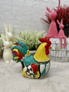 Pojemnik ceramiczny kogut 26