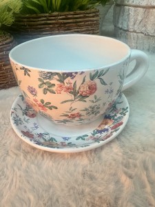 Osłonka filiżanka w kwiaty 10 