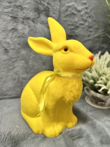 Zając żółty flokowany 51