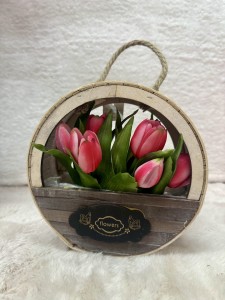 Osłonka drewniana ciemny brąz 22