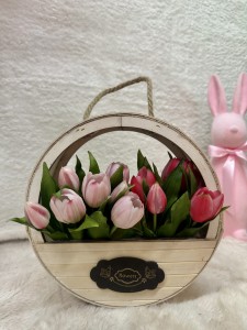 Osłonka drewniana jasny beż  27 