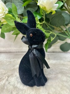 Zając czarny  flokowany 20  