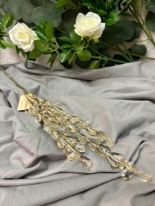 Gałązka złota z kryształkami 67