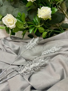 Gałązka srebrna z kryształkami 66