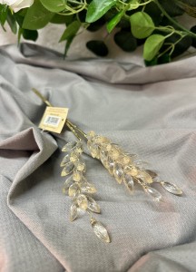 Gałązka złota z kryształkami 26 