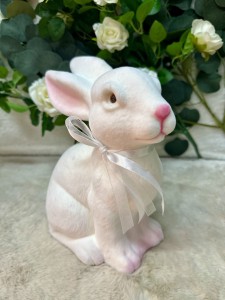 Zając biały  flokowany 25