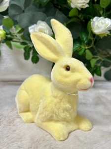 Zając waniliowy flokowany 21  