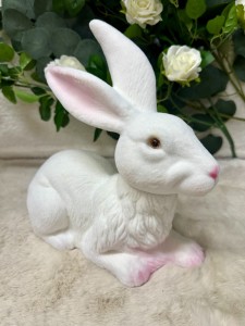 Zając biały flokowany 26