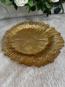 Podtalerz szklany złoty 33
