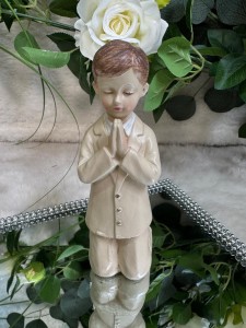 Chłopiec  komunijny  beżowo-złoty 15