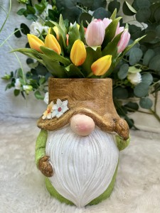 Osłonka ceramiczna skrzat ogrodowy 25