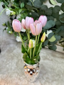 Bukiet tulipanów pudrowy róż  40