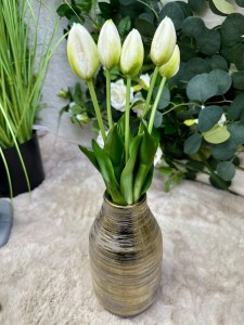 Tulipan gumowy biały 45