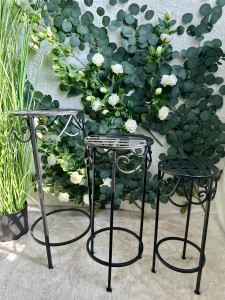 Zestaw kwietników metalowych 70/60/50